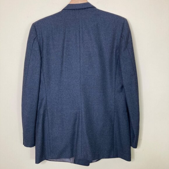 Cerrutti 1881 Gray Wool Suit Barney's Vintage 40 Pants Suspender loops as is - Picture 2 of 16